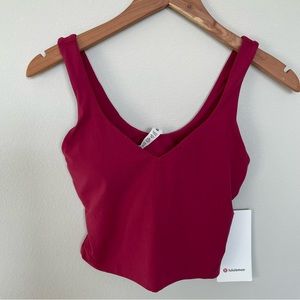 NWT Lululemon Align Tank Top Pomegranate Size 4